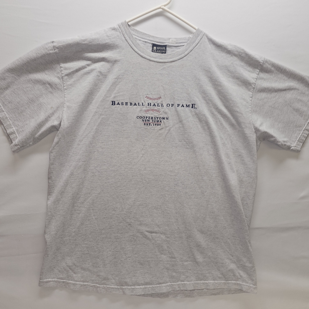 Gear For Sports Light Gray Baseball Hall of Fame Tee